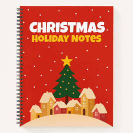 Cuaderno Christmas Holiday Traditions Notebook Graph Notes