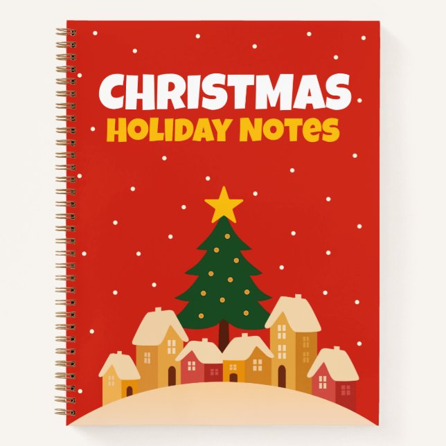 Cuaderno Christmas Holiday Traditions Notebook Lined (Anverso)