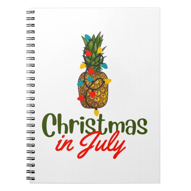 Cuaderno Christmas In July (Frente)