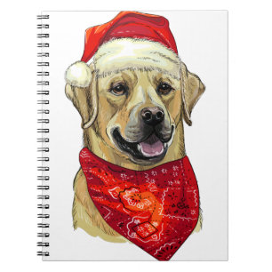 Cuaderno Christmas Labrador  dog
