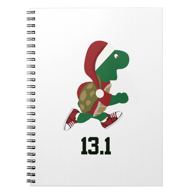 Cuaderno Christmas Turtle runner 13.1 (Frente)