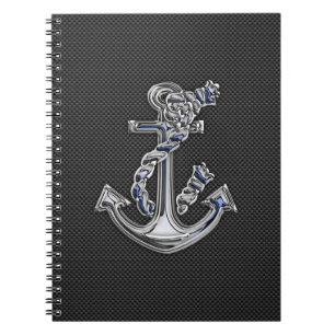 Cuaderno Chrome Like Rope Anchor on Carbon Fiber