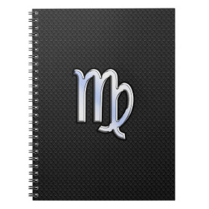 Cuaderno Chrome Virgo Zodiac Sign on snake skin style