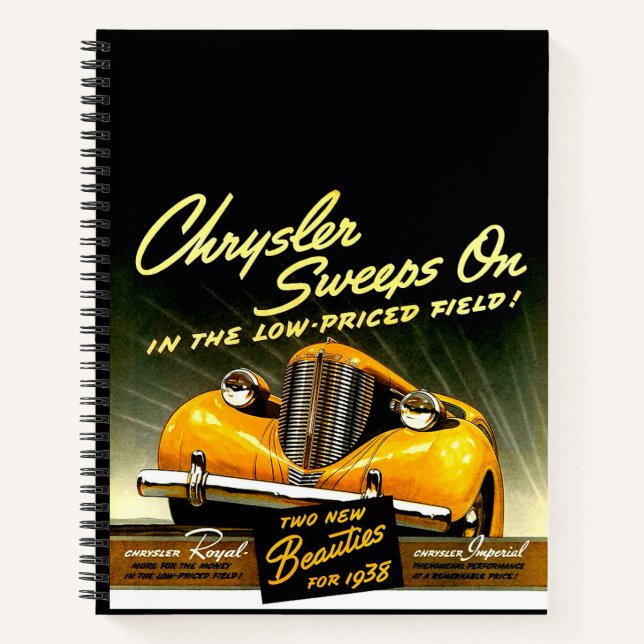 Cuaderno Chrysler De 1938 Sigue (Anverso)