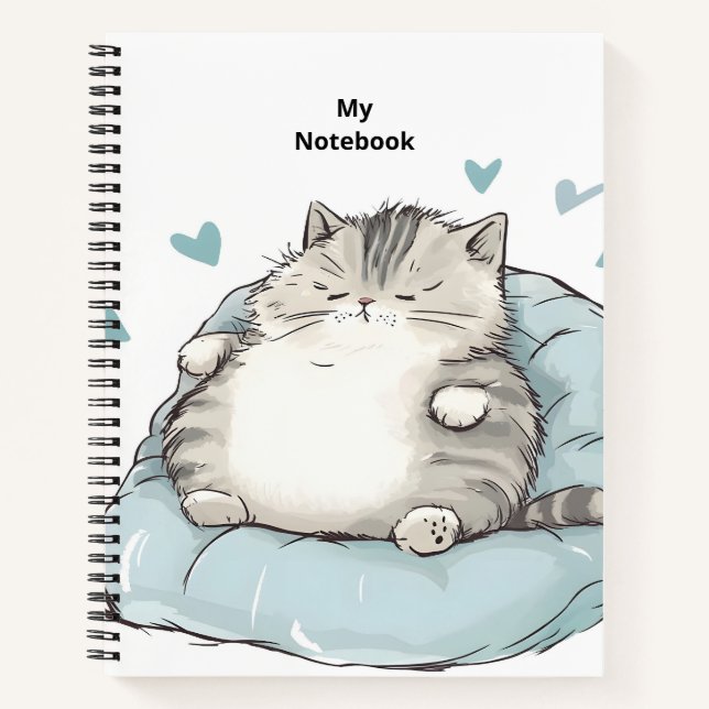Cuaderno Chubby Cat Chill Vibes (Anverso)