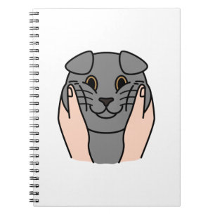 Cuaderno Chubby Cheeks Escocia Fold Cat