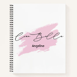 Cuaderno Ciao Bella Broche Italiano Nombre Tote Bag