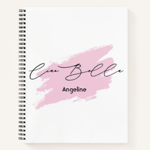 Cuaderno Ciao Bella Broche Italiano Nombre Tote Bag