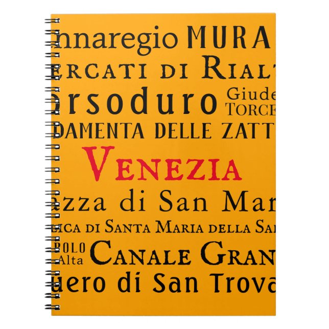 Cuaderno ¡Ciao Venezia! (Frente)