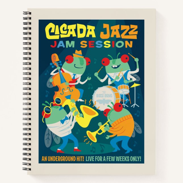 Cuaderno Cicada Jazz Jam Session (Anverso)