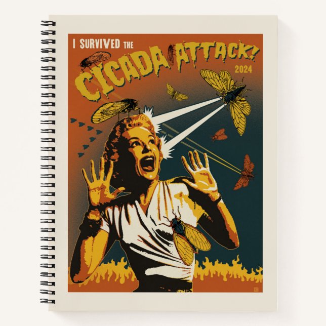Cuaderno Cicada Screaming Lady 2024 (Anverso)