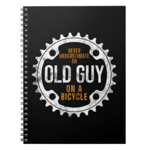 Cuaderno Ciclismo De Hombres - Nunca Subestimes A Un Viejo