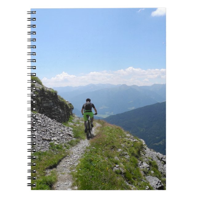 Cuaderno Ciclismo de montaña en el campo (Frente)