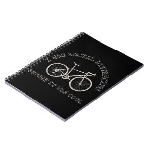 Cuaderno Ciclismo Lover Bicicleta Ciclismo Distancia social