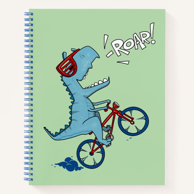 Cuaderno Ciclismo Rugido de T-Rex (Anverso)