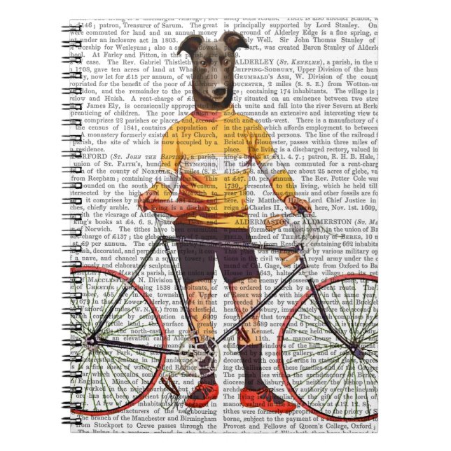 Cuaderno Ciclista de Greyhound (Frente)