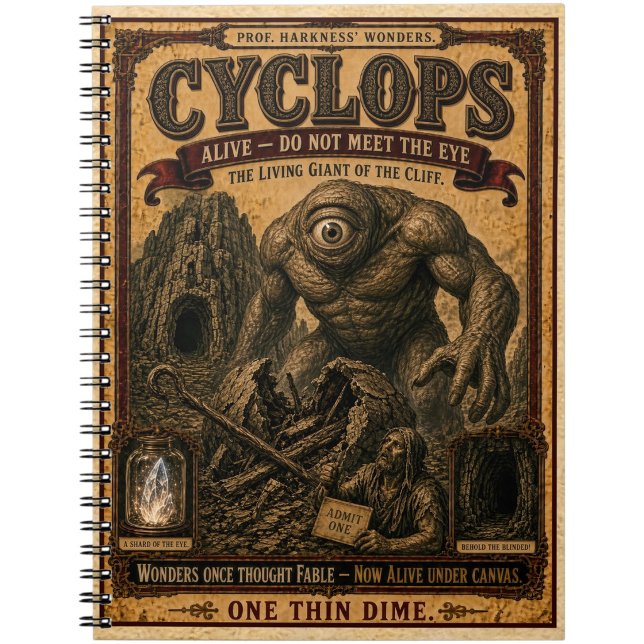 Cuaderno Cíclope, Monstruo de Circo Antiguo (Subido por el creador)