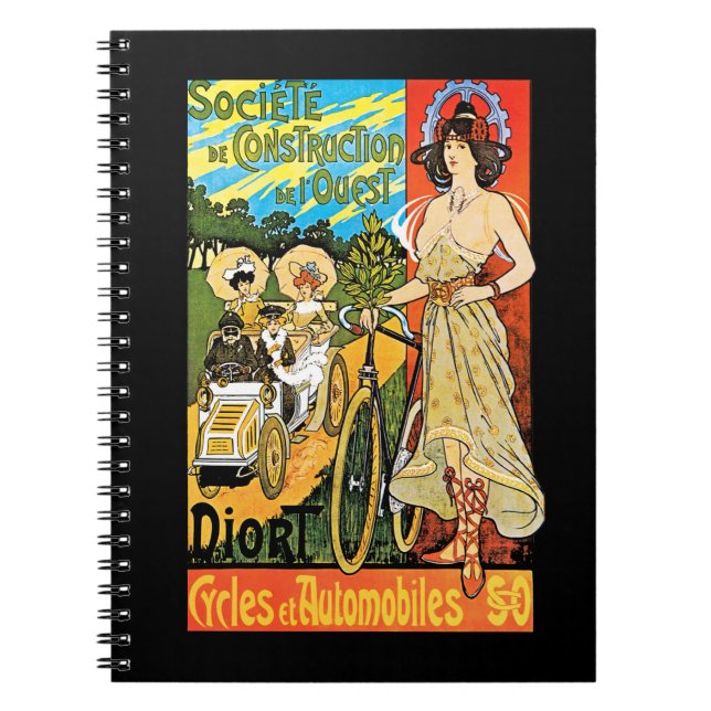 Cuaderno Ciclos de distorsión y automóviles (Frente)