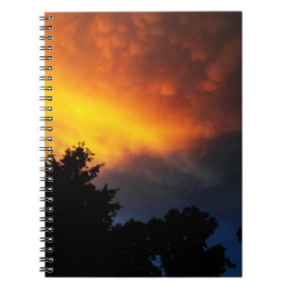 Cuaderno Cielo ardiente