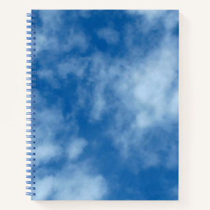 Cuaderno Cielo azul con fotografía de la naturaleza de las 