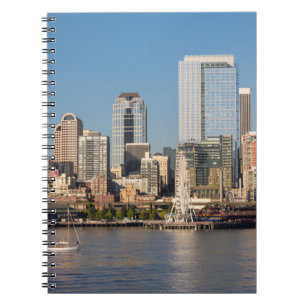 Cuaderno Cielo azul sobre el paseo marítimo de Elliott Bay