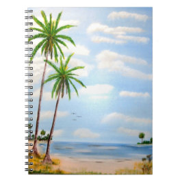 Cuaderno Cielo azul tropical