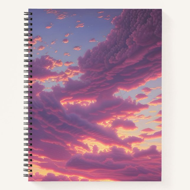 Cuaderno Cielo besado en sol (Anverso)