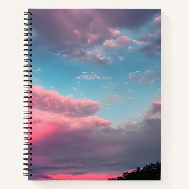 Cuaderno Cielo de color pastel (Anverso)
