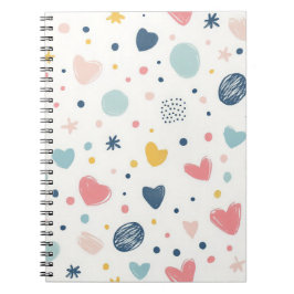 Cuaderno Cielo de dibujos animados bonito