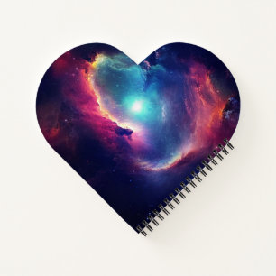 Cuaderno Cielo de galaxia espacial moderna Cosmos celestes