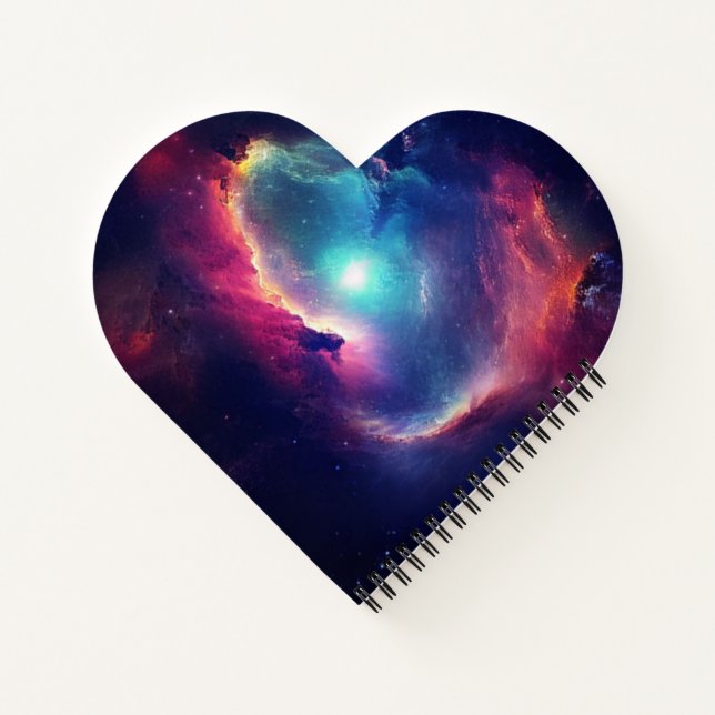 Cuaderno Cielo de galaxia espacial moderna Cosmos celestes (Reverso)