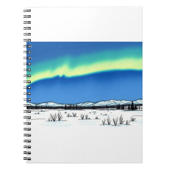 Cuaderno Cielo de neón (Frente)