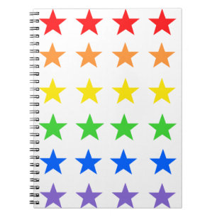 Cuaderno Cielo estrellado del arco iris