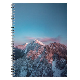 Cuaderno Cielo mágico sobre la montaña Storžič, Eslovenia