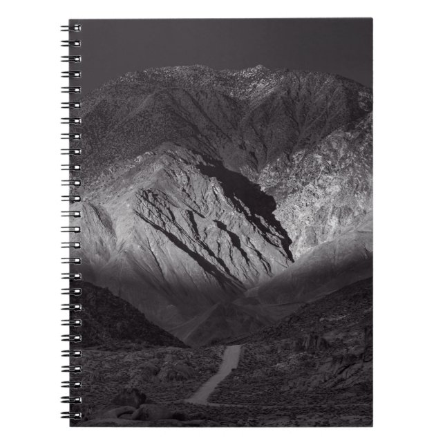 Cuaderno cielo nocturno negro y blanco (Frente)