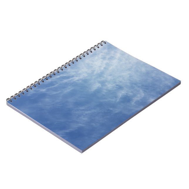 Cuaderno Cielo, nubes, azul, blanco, azul y blanco, cielo a (Lado Izquierdo)