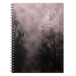 Cuaderno Cielo rojo ensordecedor con Ravens
