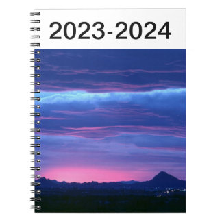 Cuaderno Cielo Rojo - Planificador