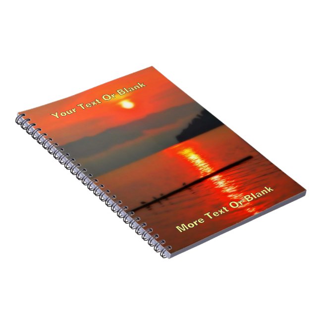 Cuaderno Cielo Rojo Por La Mañana (Lado Derecho)