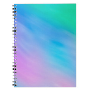 Cuaderno Cielo suave color arcoiris