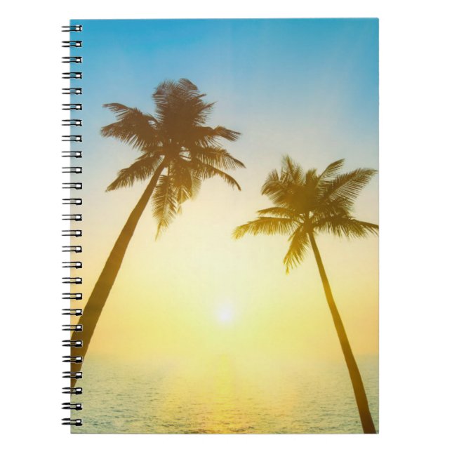 Cuaderno Cielo tropical idílico (Frente)
