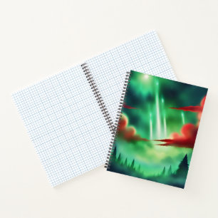Cuaderno cielo verde