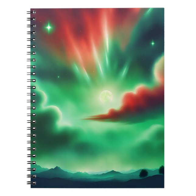 Cuaderno cielo verde (Frente)
