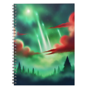 Cuaderno cielo verde