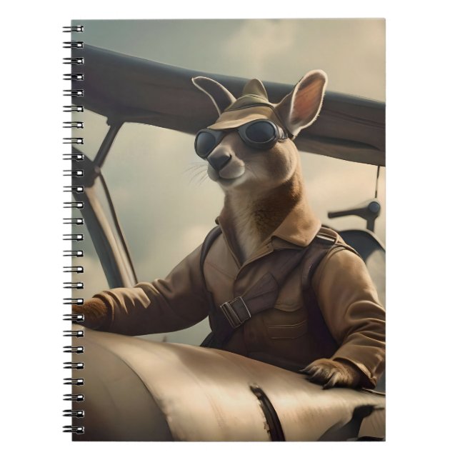 Cuaderno "Cielos de época: El piloto canguro en el viejo av (Frente)