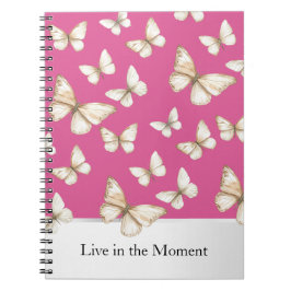 Cuaderno Cielos rosados y mariposas