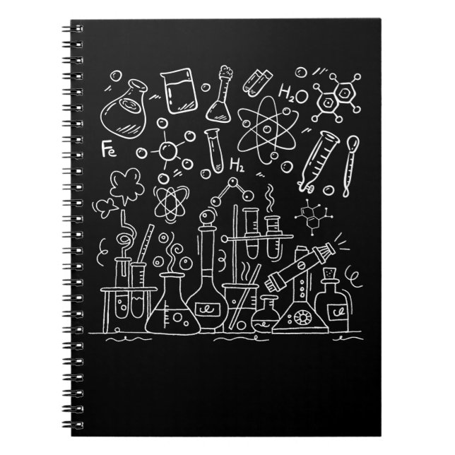 Cuaderno Ciencia de equipos de laboratorio de química (Frente)