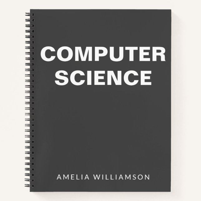 Cuaderno Ciencia de la Computación Escuela Personalizada Gr (Anverso)