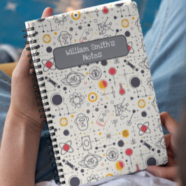 Cuaderno Ciencia Dibujo I Nombre Personalizado Niños Regres