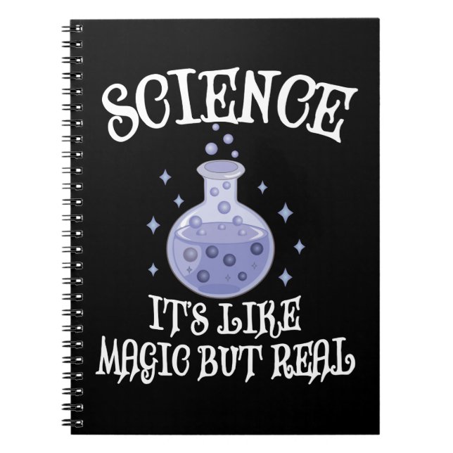 Cuaderno Ciencia - Es como la Magia pero Real (Frente)